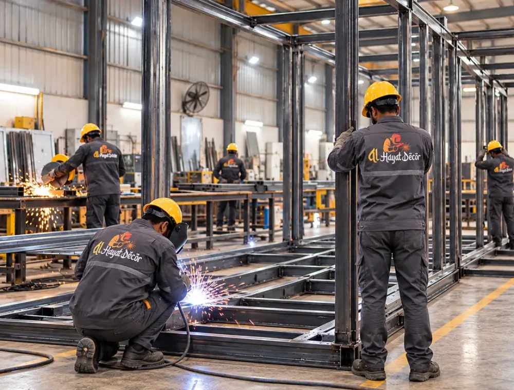 hanger and steel structures